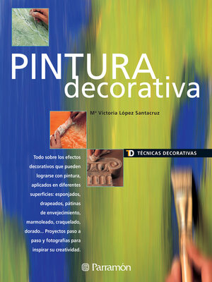 cover image of Técnicas Decorativas. Pintura decorativa